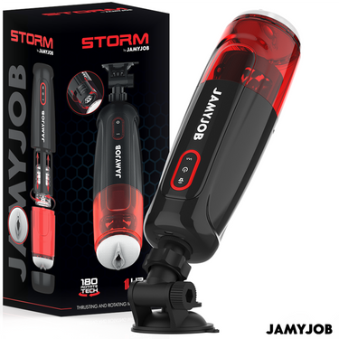 Masturbatore automatico Storm con aspirazione e 10 modalità di stimolazione